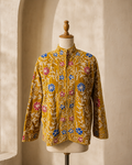 Blazer Suzani Velvet · Mostaza