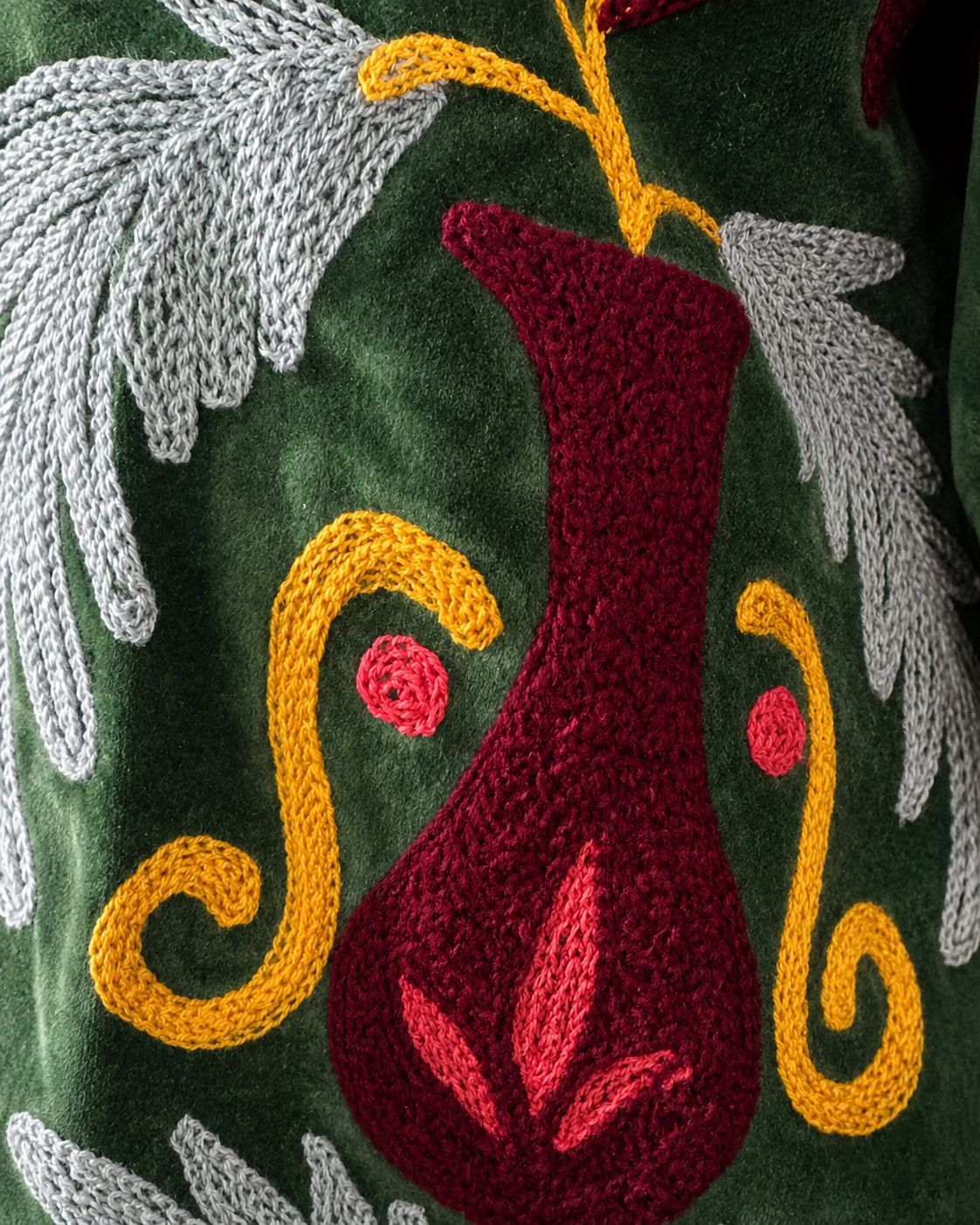 Blazer Suzani Velvet · Verde Olivo