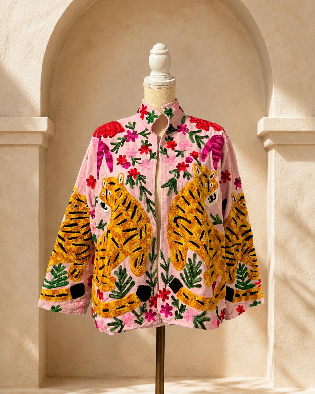 Blazer Suzani Velvet · Tigres Rosa
