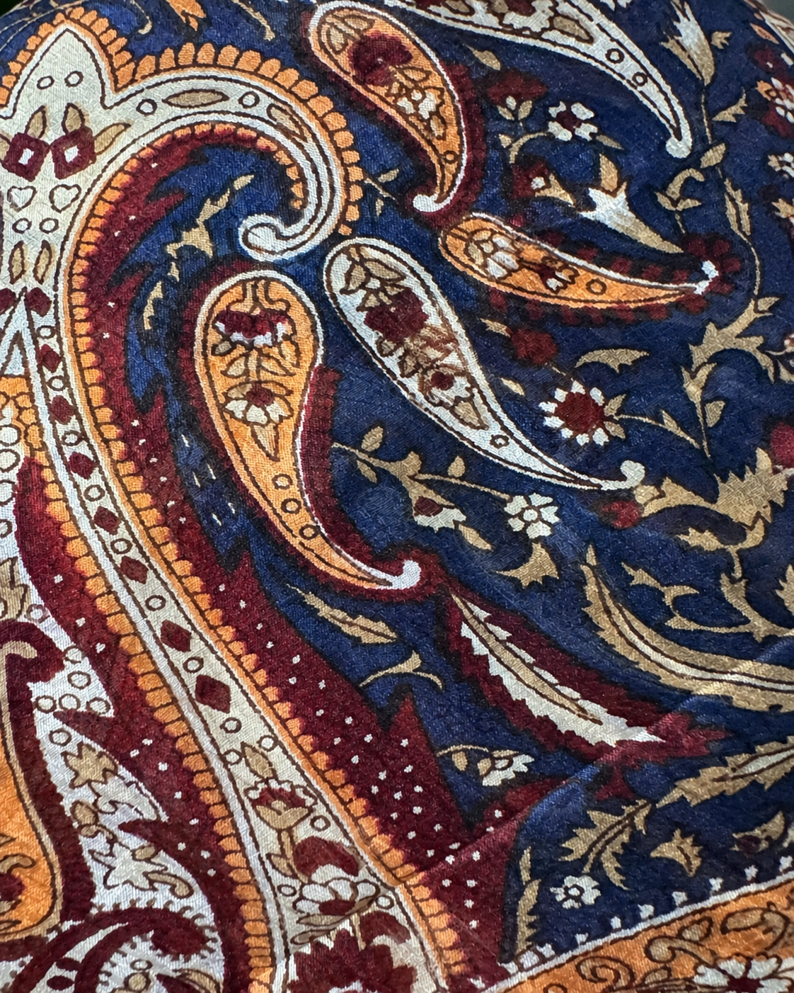 Mascada Paisley · Azul Índigo