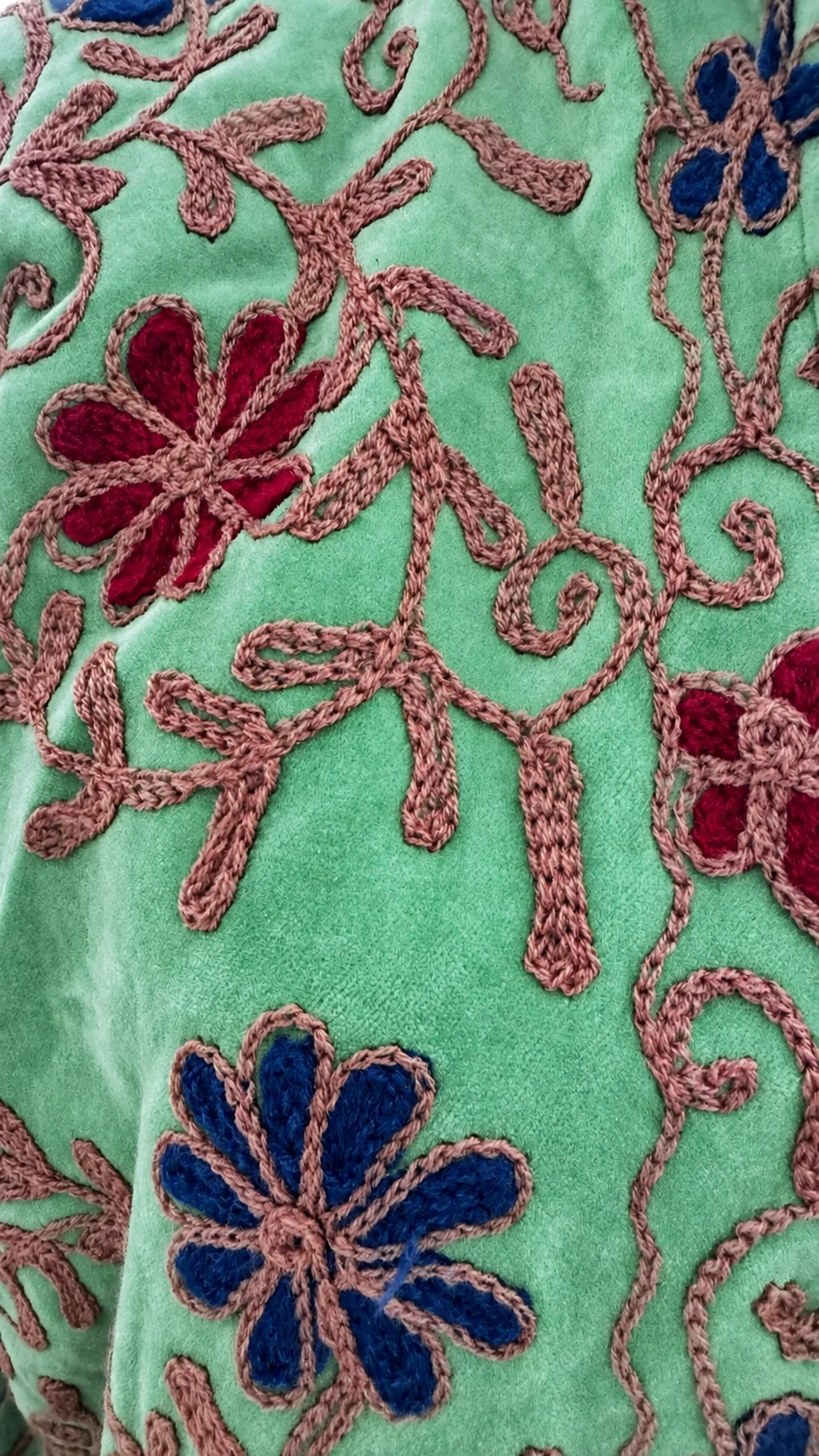 Blazer Suzani Velvet · Verde