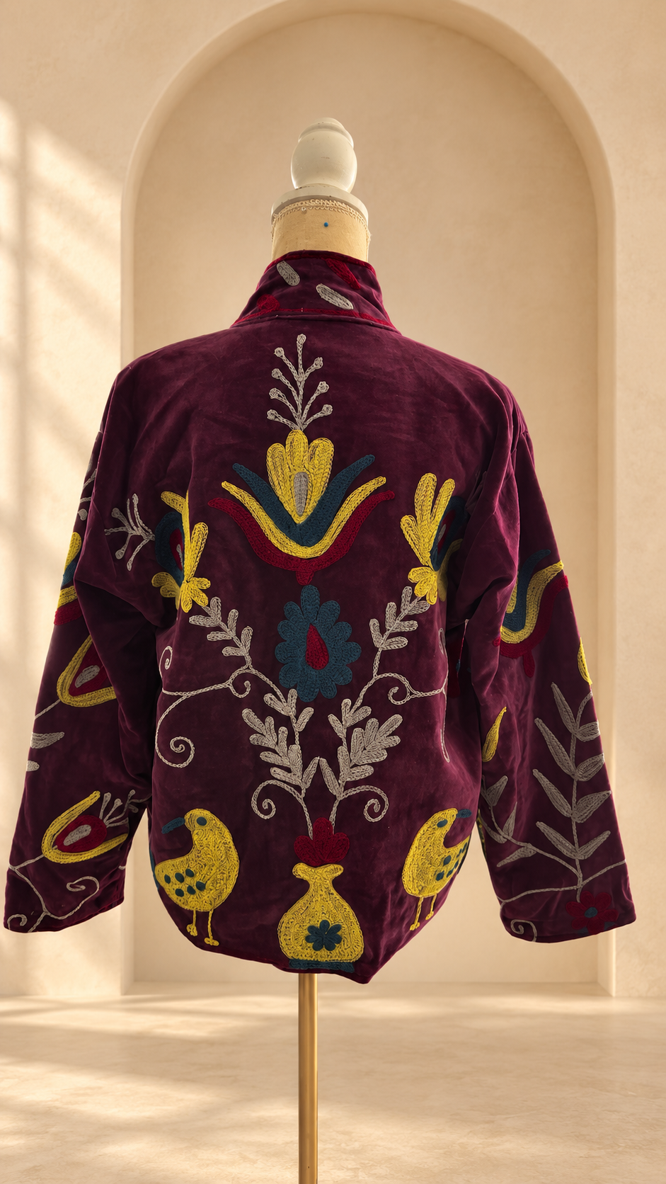 Blazer Suzani Velvet · Morado Ciruela