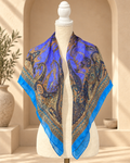 Mascada Paisley · Azul Cobalto