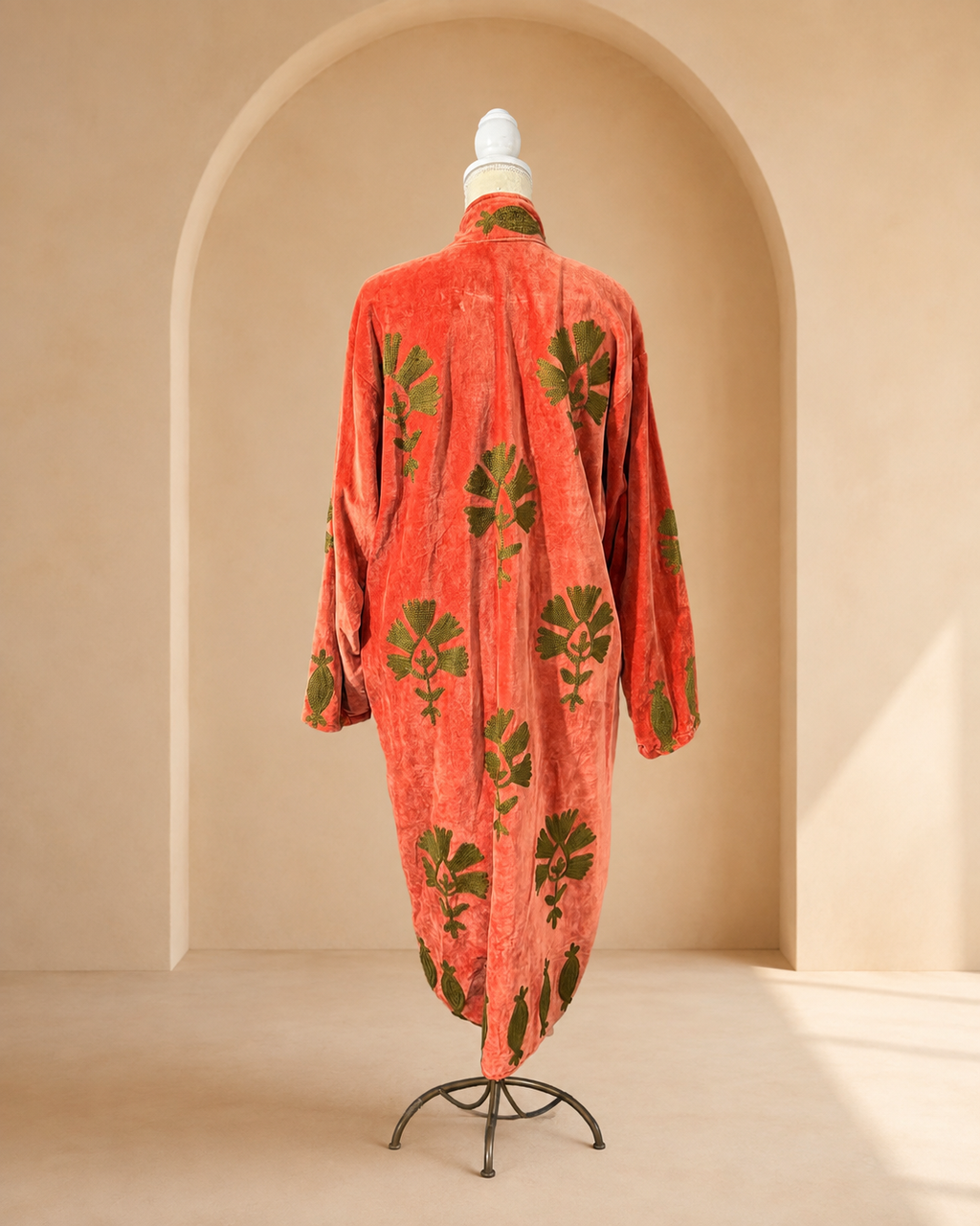Blazer Suzani Velvet Largo · Coral Arena