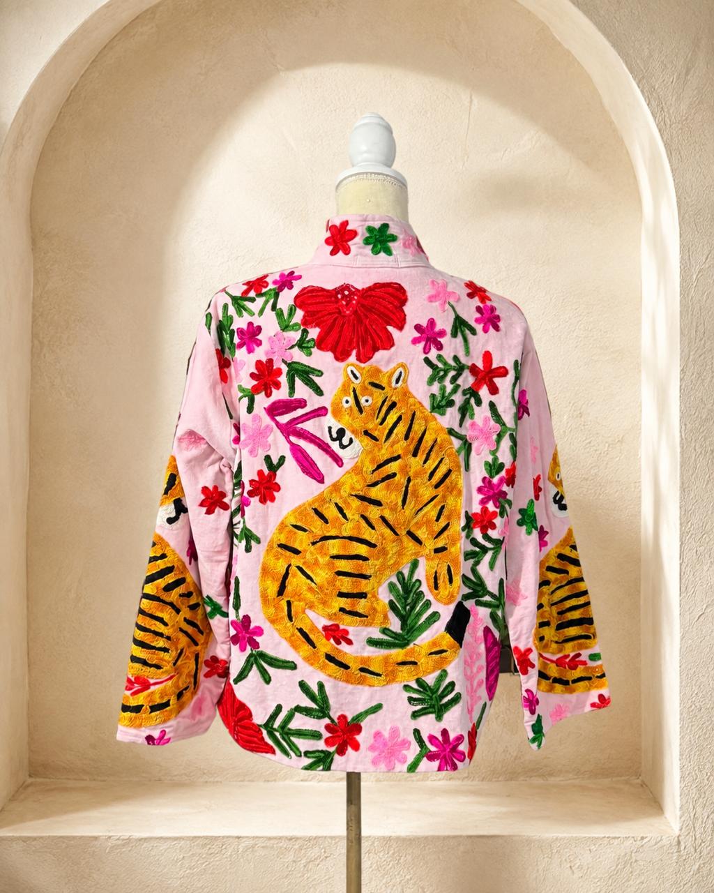 Blazer Suzani Velvet · Tigres Rosa