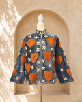 Blazer Suzani Velvet · Corazones Gris
